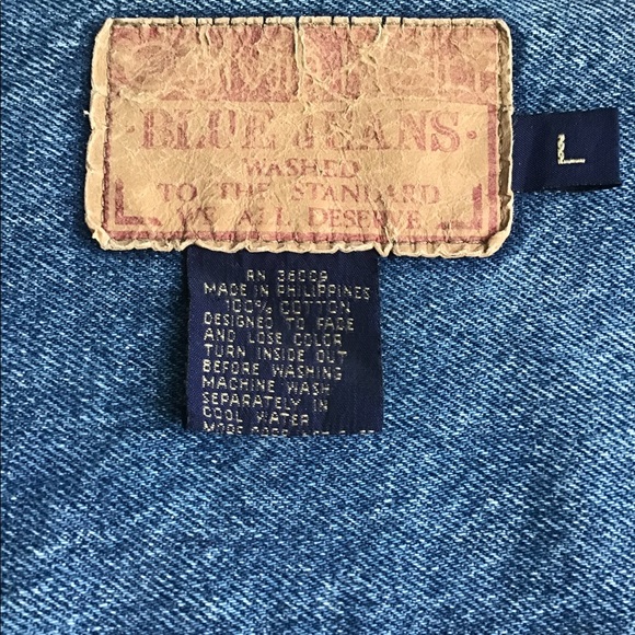 Calvin Klein Vintage Denim Jacket Men’s Large - Picture 4 of 4